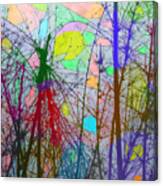 A Forest Of Colors Canvas Print