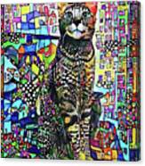 A Kitty In The City Canvas Print
