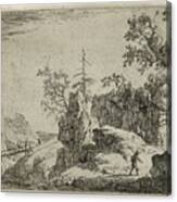 A Mountain Landscape C. Mid 17th Century Jan Van Aken Canvas Print
