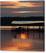 A Sliver Lake Sunrise Canvas Print
