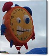 A Stop Watch At The Ablbuquerque International Balloon Fiesta Canvas Print