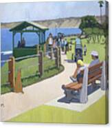 A Sunday Afternoon At Scripps Park, La Jolla - San Diego, California Canvas Print
