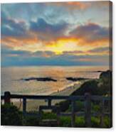 A Sunset With Love Canvas Print