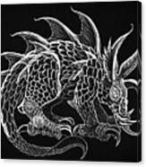 Aardvark Dragon Canvas Print