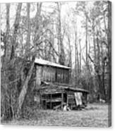 Old Abandoned Barn In Onslow County North Carolina Canvas Print