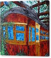Abandoned Trolley Canvas Print