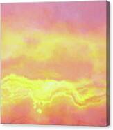 Above The Clouds - Abstract Art Canvas Print