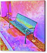 Abstract Bench Canvas Print