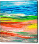 Abstract Colorful Watercolor Artwork Canvas Print