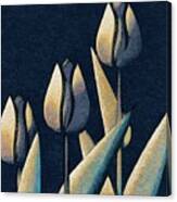 Abstract Tulip Flowers - 2 Canvas Print