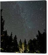 Acadia Milky Way Glow Canvas Print