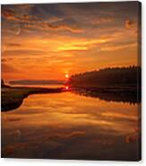 Acadia Sunrise 0553 Canvas Print