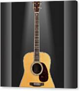 Acoustic Guitar In A Box 12 Canvas Print