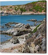 Aegean Island Coastline Canvas Print