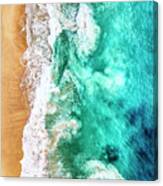 Aerial Summer - Pure Ocean Canvas Print