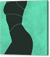 Aesthetique - Female Figure - Minimal Contemporary Abstract 04 Canvas Print