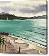Afternoon At Little Cove Noosa Heads Canvas Print