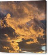 Air And Golden Light, Sea Of Clouds Canvas Print