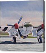 Airshow Mosquito Canvas Print