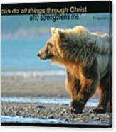 Alaskan Brown Bear Canvas Print