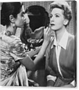 Deborah Kerr And Leonora Hornblow In Thunder In The East -1952- Canvas Print