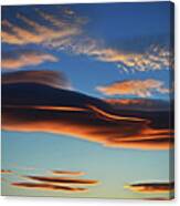 Alian Clouds Formation Canvas Print