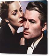 Alida Valli And Gregory Peck - 1947 Canvas Print