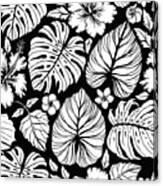Seattle Mariners Hawaiian Shirt, Sketch Palm Leaves Seamless