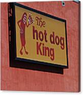 Americana Series - The Hot Dog King Canvas Print