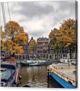 Amsterdam Canal Canvas Print
