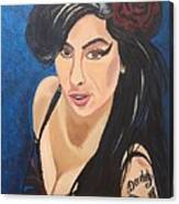 Amy Winehouse-lioness Canvas Print