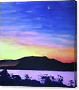 An Amazing View Of Mt Wellington Canvas Print