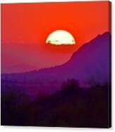 An Arizona Sunset Canvas Print