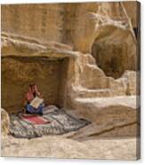 An Old Bedouin In Wadi Rum, Jordan Canvas Print