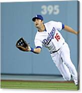 Andre Ethier And Chris Owings Canvas Print