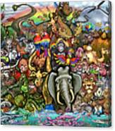 Animals Of Planet Earth Canvas Print