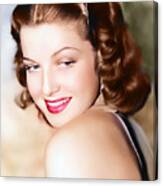 Ann Sheridan Portrait Canvas Print