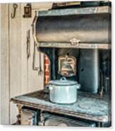 Antique Wood Stove Canvas Print