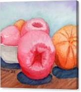 Apples And Oranges Canvas Print