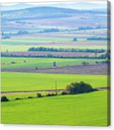 Arable Land In Spring Canvas Print