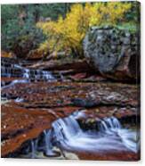 Arch Angel Falls Zion - The Subway Canvas Print