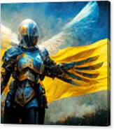 Archangel Of Victory Canvas Print