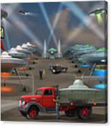 Area 51 Used U F O S Canvas Print