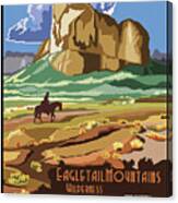 Arizona Retro Vintage Travel Poster Canvas Print