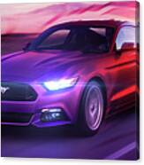 Art - The Great Ford Mustang Canvas Print