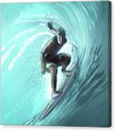 Art - The Surfer Canvas Print