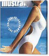Ashley Montana, 1991 Sports Illustrated Swimsuit Issue Cover. Canvas Print