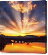 Ashokan Reservoir Sunset Canvas Print