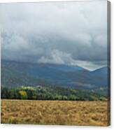 Aspens And Clouds Above Cuchara Colorado Canvas Print