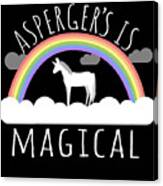 Aspergers Is Magical Canvas Print